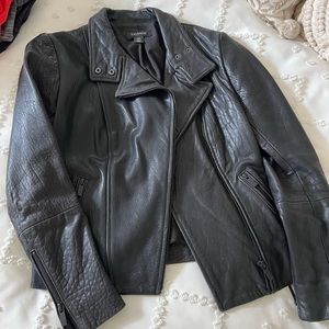 Halogen leather jacket XXS